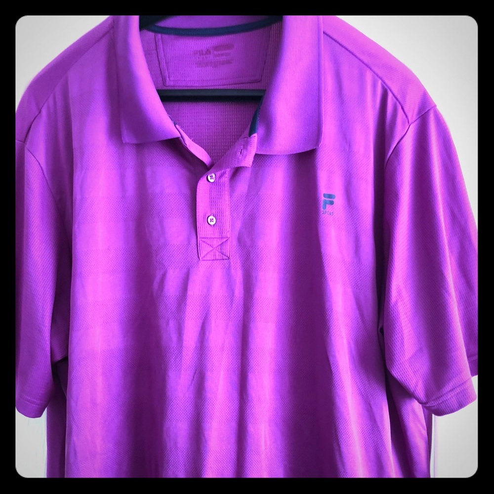 Fila Size 3 XL tall
Short-Sleeve polo golf shirt